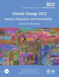 2022년 기후변화(Climate Change 2022) 보고서 .  [사진출처(Photo source) = 기후변화에 관한 정부 간 협의체(IPCC) 페이스북]
