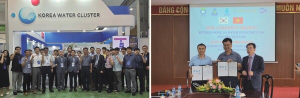 국가물산업클러스터사업단은 사업단 입주기업들과 함께 지난 6월 28일부터 30일까지 열린 베트남 환경에너지산업전(ENTECH 2023)에 참가했다.