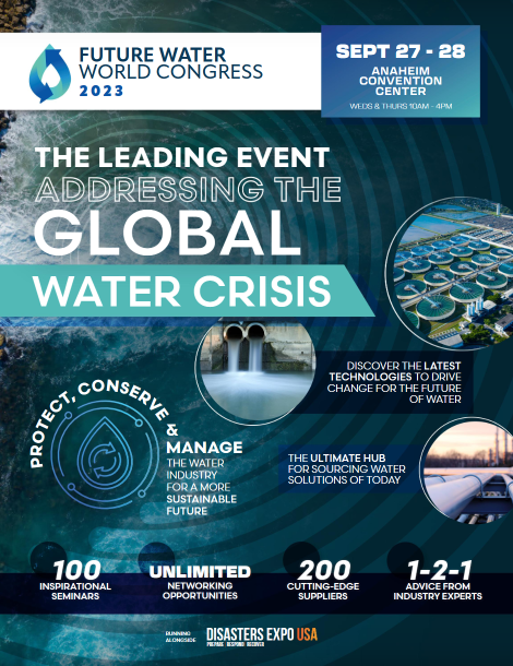 ۷ι  ⸦ ذϱ  ̷   ȸ(Future Water World Congress) 9 27ϰ 28 ̱   (Anaheim Convention Center) . 2023 ̷   ȸ . [ó(Photo source) = Future Water World Congress 2023]