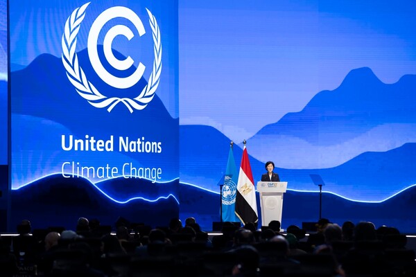 ȯδ 9 20(ð) ̱  ο  2023 ĸǥ ȸ(Climate Ambition Summit 2023) ȭ ȯ  Ͽ ź߸ ȸ ȯ    Ѵٰ .   2022 11 20 '27 ĺȭ 籹ȸ(COP27)'  ϰ ִ ȭ . [ = ȯ]