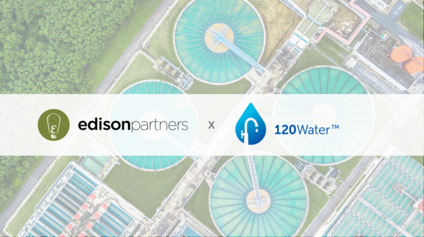 에디슨 파트너스(Edison Partners)는 지난 1월 10일 인디애나주 자이언스빌에 본사를 둔 선도적인 클라우드 기반 물관리 및 테스트 시스템 제공 업체인 120워터(120Water)에 4천300만 달러를 투자한다고 발표했다. [사진제공(Photo Source) = 120Water]