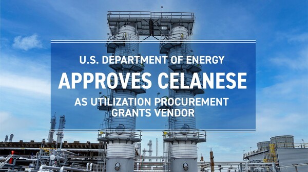 글로벌 화학기업인 셀라니즈(Celanese Corporation)는 2월 12일(현지시각) 미국 에너지부(DOE) 산하 화석에너지 및 탄소관리국(Office of Fossil Energy and Carbon Management)으로부터 활용 조달 보조금(Utilization Procurement Grants) 공급업체로 승인받았다고 발표했다. [사진제공 = 셀라니즈(Celanese Corporation)]