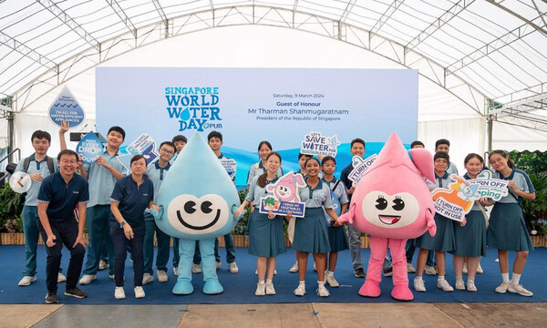 싱가포르 국립 수자원청(PUB)은 3월 8일부터 주롱 호수 정원(Jurong Lake Gardens)에서  ‘물을 절약하자’라는 주제로 물절약 촉진, 가정·기업의 물 효율성 증진, 물절약에 공공 노력 인정 등 세 가지 주요 메시지에 초점 맞춰 물 보존 캠페인을 시작했다. [사진출처(Photo source) = 싱가포르 수자원청(PUB)]
