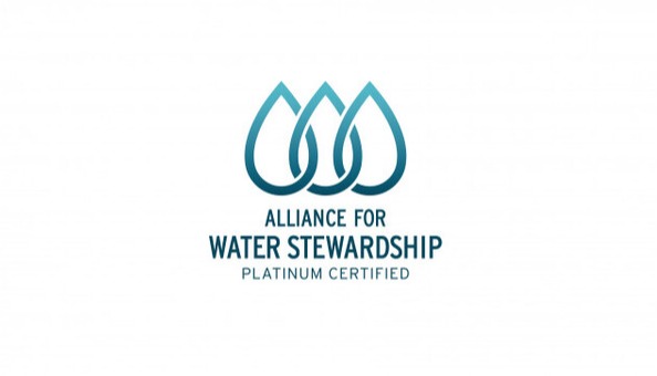 삼성전자는 3월 21일 국제수자원관리동맹(AWS·Alliance for Water Stewardship)으로부터 최고 등급인 ‘플래티넘’ 인증 사업장을 기존 1개에서 7개로 확대했다. 사진은 AWS 플래티넘 인증 마크. [사진제공 = 삼성전자]