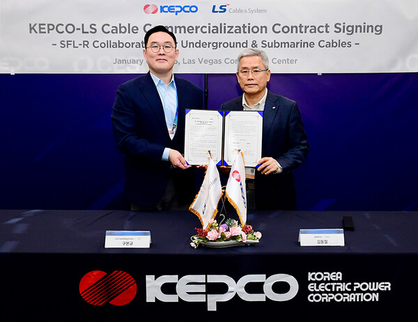 6��(�����ð�) �̱� �󽺺��̰Ž� CES 2026���� ���� ��LS����-����, HVDC �ڻ�����ý��� ���� ��� ��� ü��ġ����� ������ LS���� ��ǥ(����)�� �赿ö ���� ��ǥ�� ��� �Կ��� �ϰ� �ִ�.&nbsp;[��������(Photo Source) = LS����]