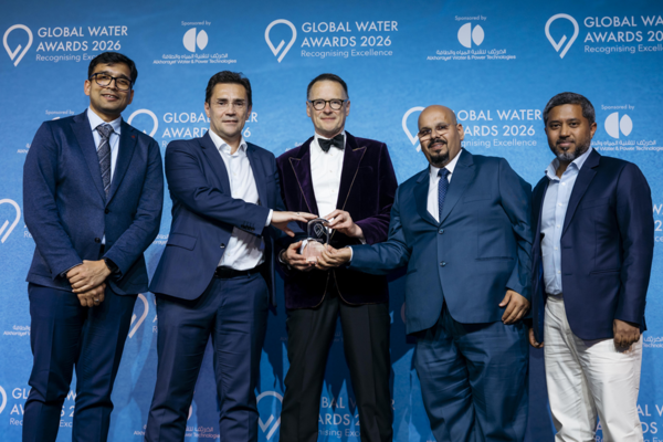  ACWA�� ������ ���帮�忡�� ���� '2026 �۷ι� ���� �����( Global Water Awards) �û�Ŀ��� '������ �ؼ� ���ȭ ���'�� '������ �ؼ� ���ȭ �÷�Ʈ' ���� ���ÿ� �����ߴٰ� ������. [��������(Photo Source) =&nbsp;ACWA]
